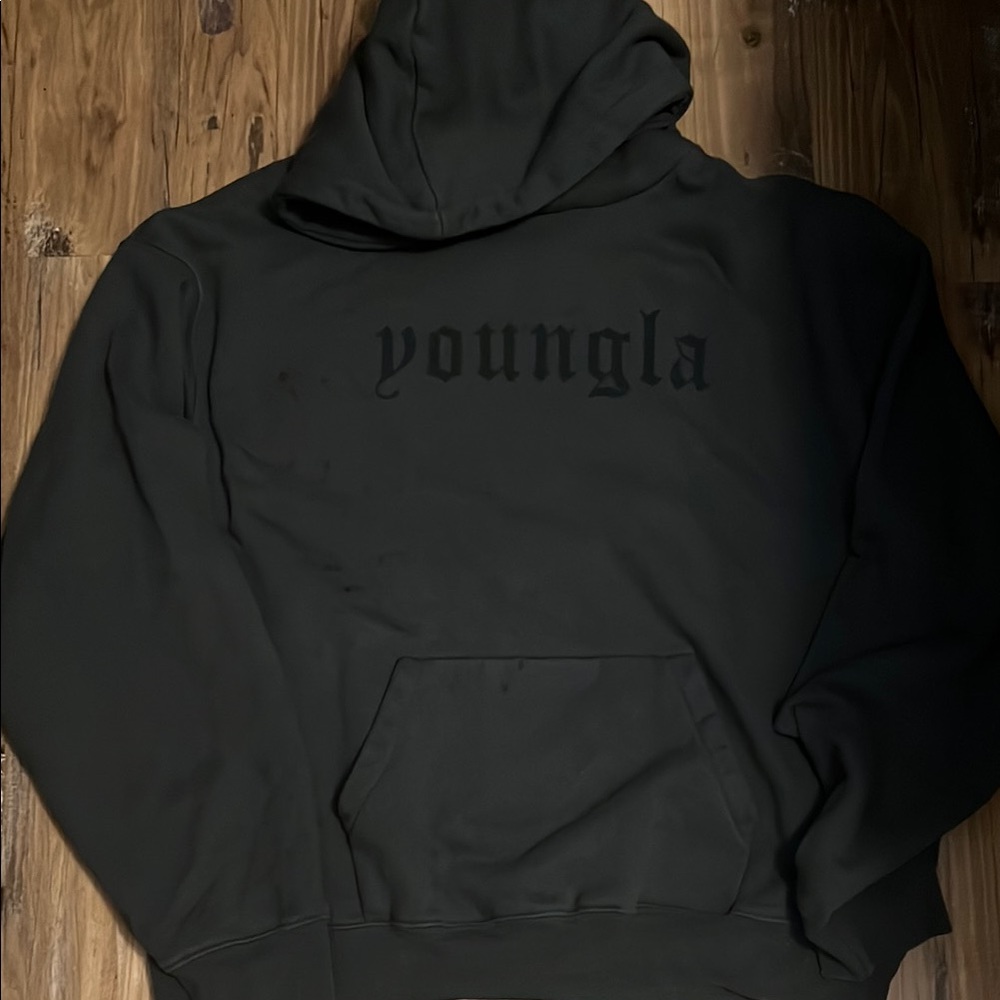 YoungLA Men's Dark Gray Hoodie
